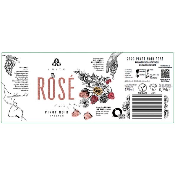 Pinot Noir Rosé, 6 Flaschen à 0,75 l 