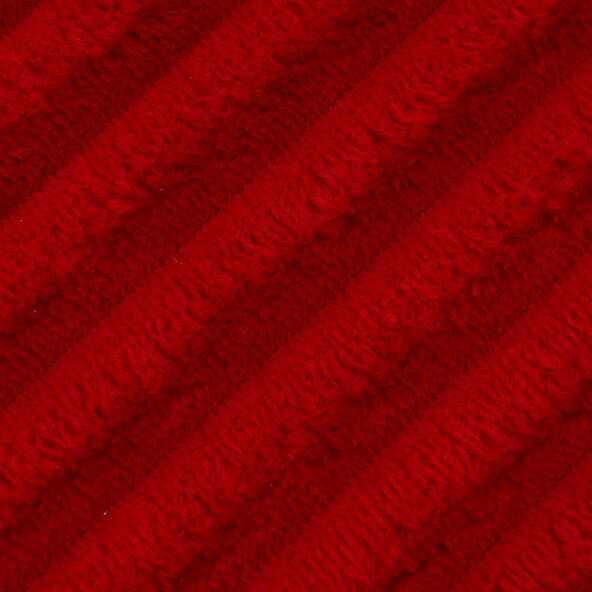 Badteppich Berlin in Cord Optik, 2er Set, 50 x 70 cm, bordeaux